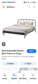 Metal Bed Frame  from ikea King size