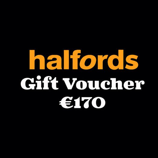 Halfords gift voucher 170 euro