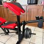 Fantastic Gym Weightlifting Set, Squat Rack, Bench, Preacher, Leg Developer, Weights, Bars + More!! Image 8