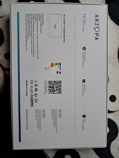 Portable Monitor HMDI 15.6"