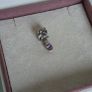 Pandora sterling silver & purple amethyst tied together charm very good condition Image 6