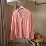Handknitted cardigan Peach Rose size L Image 2