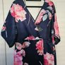 Navy & Pink Scuba Faux Wrap Dress (nwt) Image 4
