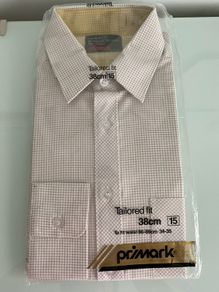 New long sleeve Tailored Fit shirt, 15ins
