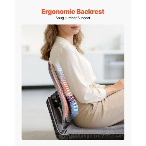 Floor Chair, 5 Adjustable Positions Folding Floor Gaming Chair with Ergonomic Back Support, Sturdy Metal Frame with Recycled Foam and Linen Fabric, Multifunctional for Reading, Relaxing, Gray
