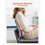 Floor Chair, 5 Adjustable Positions Folding Floor Gaming Chair with Ergonomic Back Support, Sturdy Metal Frame with Recycled Foam and Linen Fabric, Multifunctional for Reading, Relaxing, Gray Image 5