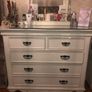 Solid wood  5 drawer chest , with mirror Image 4