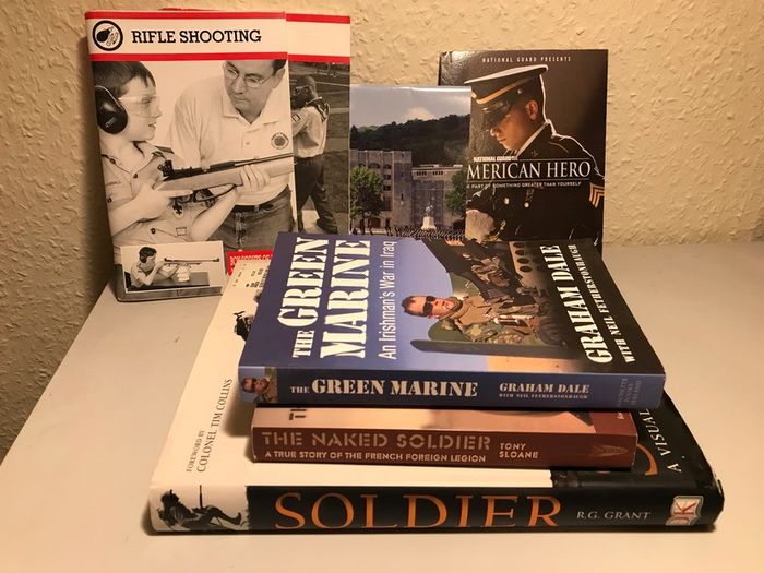 Collection of military books