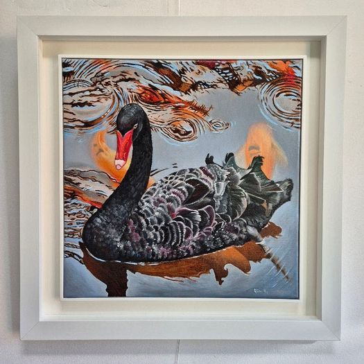 The Guardian of the Lake | Oil Painting | Framed