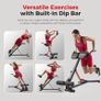 Foldable Hyperextension Roman Chair w/Back Extension, Home Gym Sit Up Bench for Glute & Ab Workouts, Optional Adjustment Incline & Multi-Function Heavy-Duty Exercise Equipment Image 8