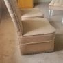 2 x bedroom chairs and matching  stool. Image 3