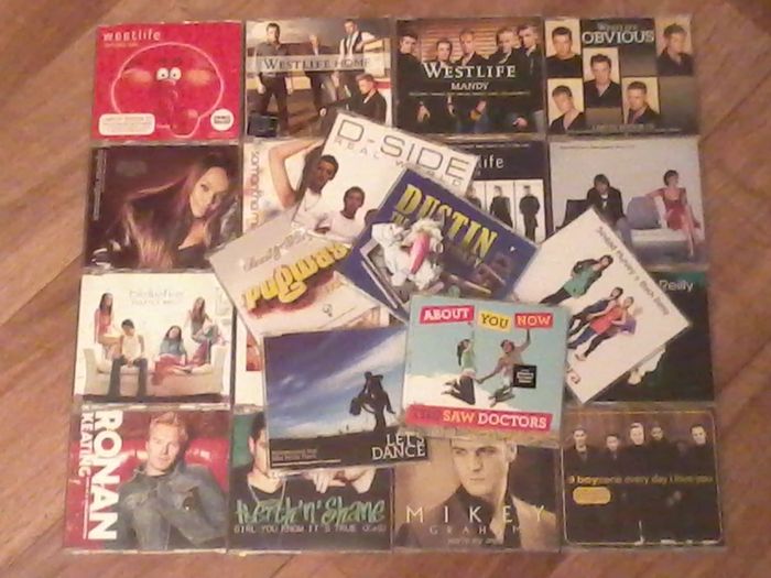 Irish Musical Artists Music CD Singles Collection (26 in total)