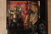 Star Wars Chewbacca &amp; C-3PO Black Series Exclusive 6" Scale(Hard To Find) New &amp; Unopened