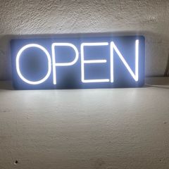 Neon open sign