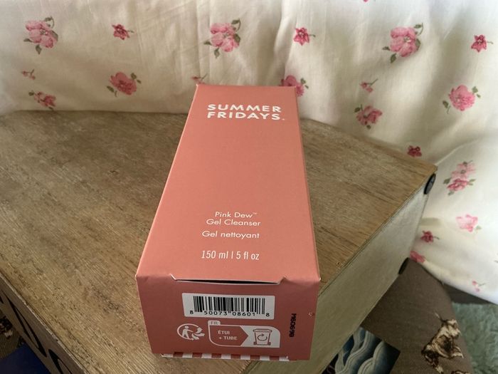 Summer Fridays pink dew gel cleanser