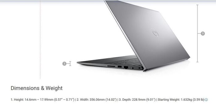 DELL Vostro 15 5510 Business Laptop Win 11 Pro 16GB Ram