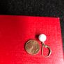 14 ct kt gold and jade earrings Image 6