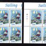2001 Ireland Sailing Commemorative Stamps Plate 1A1A1A1A & 1B1B1B1B (6 blocks)Mint Never Hinged (MNH). Image 2