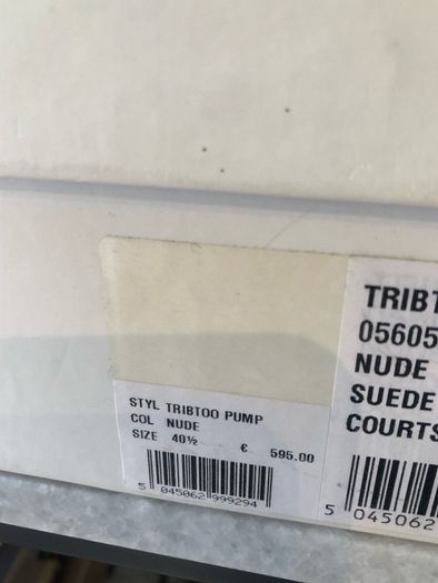 YSL nude suede Tribtoo pumps