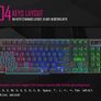 New iMICE AK600 3-color Backlight Spalshproof Wired USB Gaming Keyboard Black Image 8