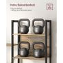 Bookcase  free-standing shelf with 14 shelves Oak colors with blue grain-black Image 6