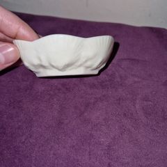 Belleek shell trinket bowl 6th mark