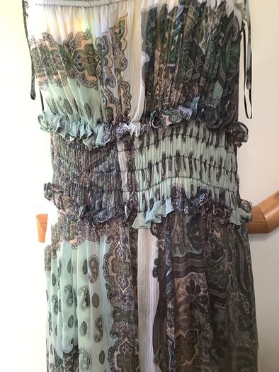 Zara parsley print dress, new, size M