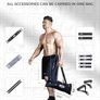 Portable Home Gym Set with Workout Bar, Bench Press Set, Squat Resistance Band, Door Anchor and More-Full Body Workout Equipment to Build Muscle and Shape Body Image 6