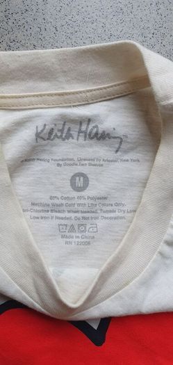 As New - Size M - A Lovely Cream Keith Haring Art Tee