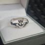 Traditional Irish Sterling 925 Silver Ladies Claddagh Ring Image 4
