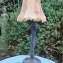Large Bohemian crafted wooden lamp Image 4