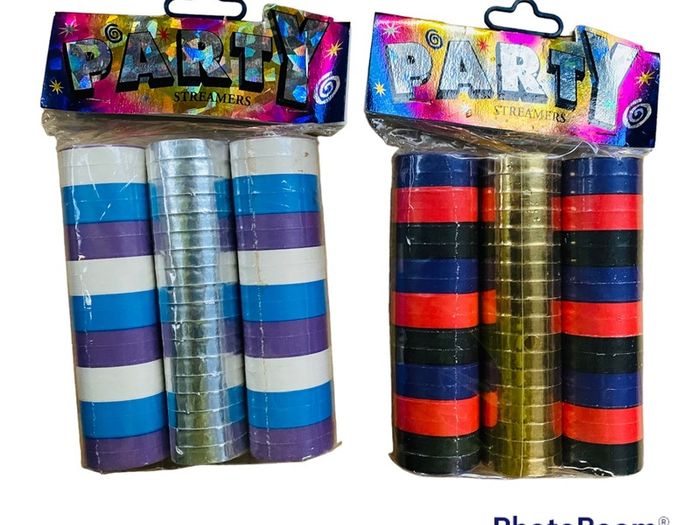 80 Packs Party Streamers Job Lot Clearance!