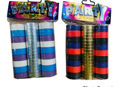 80 Packs Party Streamers Job Lot Clearance!