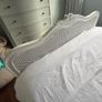 Hand Painted French Style Solid Wood Double Bed Image 2
