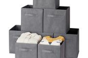 8 cube storage grey boxes