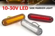 2pcs  LED Signal Light Strip, Red, Yellow, White Side Lights,