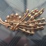 Lovely Vintage clear Rhinestone Brooch Image 3