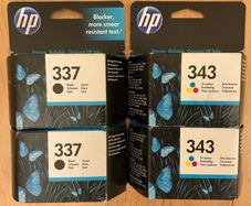 HP Printer ink 337 & 343