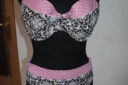 Gorgeous Debenhams 3 piece bikini set Perfect condition size UK16 cup 38E EU44 cup85E Postage included