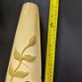 Tall Ceramic Vase Cream Green Botanical Branch Slim 40cm Modern Decor Image 8