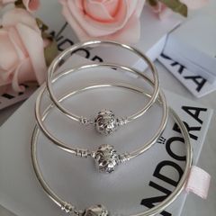 New genuine pandora silver bangle S/M/L
