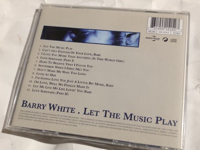 Barry White - Let The Music Play Cd