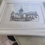 framed black and white print of enniskerry county wicklow . Image 3