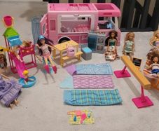 Barbie Camper Van Plus Extra Accessories & Barbie's