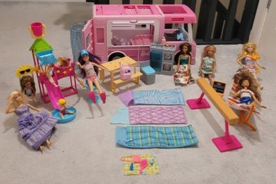 Barbie Camper Van Plus Extra Accessories & Barbie's