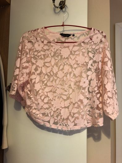 Pink flower top