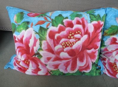Pip Studio Art Roses Cushion 50x70cm x2