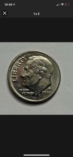 2000 P One Dime USA Coin Roosevelt Coin