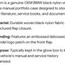 BMW owners manual pouch Image 4