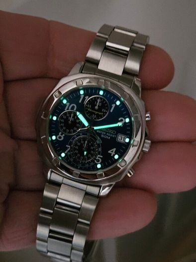 Watch Seiko Chronograph.
